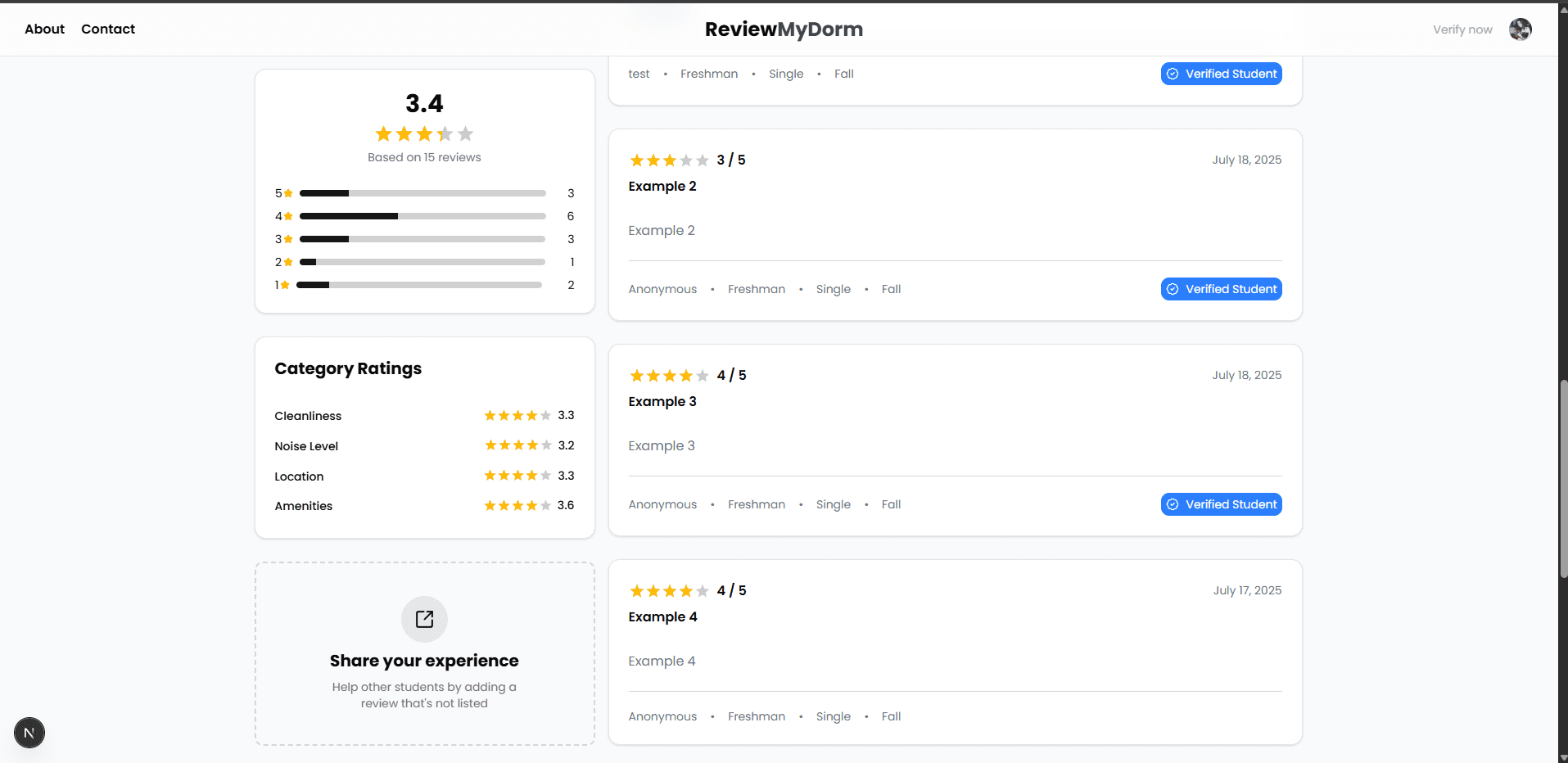 REVIEWMYDORM